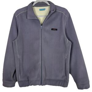 Chevignon Men's Sz M Che 57 zip front bomber fleece jacket